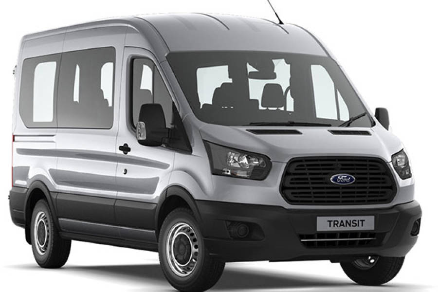 Ford Transit 14 Seat Minibus for hire from Senior Car & Van Hire