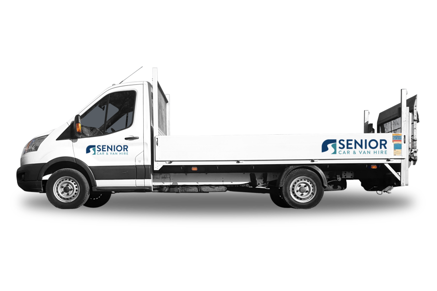 Ford Transit Flatbed for hire from Senior Car & Van Hire