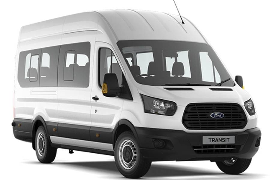 Ford Transit 17 Seat Minibus for hire from Senior Car & Van Hire