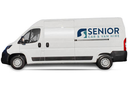 Peugeot Boxer for hire from Senior Car & Van Hire
